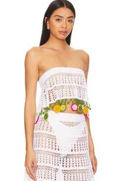 X Revolve Crochet Crop Top