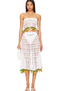 X Revolve Crochet Crop Top