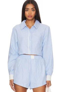 X Revolve Darian Stripe Shirt