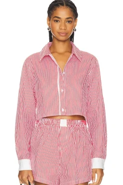 X Revolve Darian Stripe Shirt