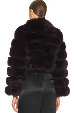 x REVOLVE Faux Fox Fur Jacket