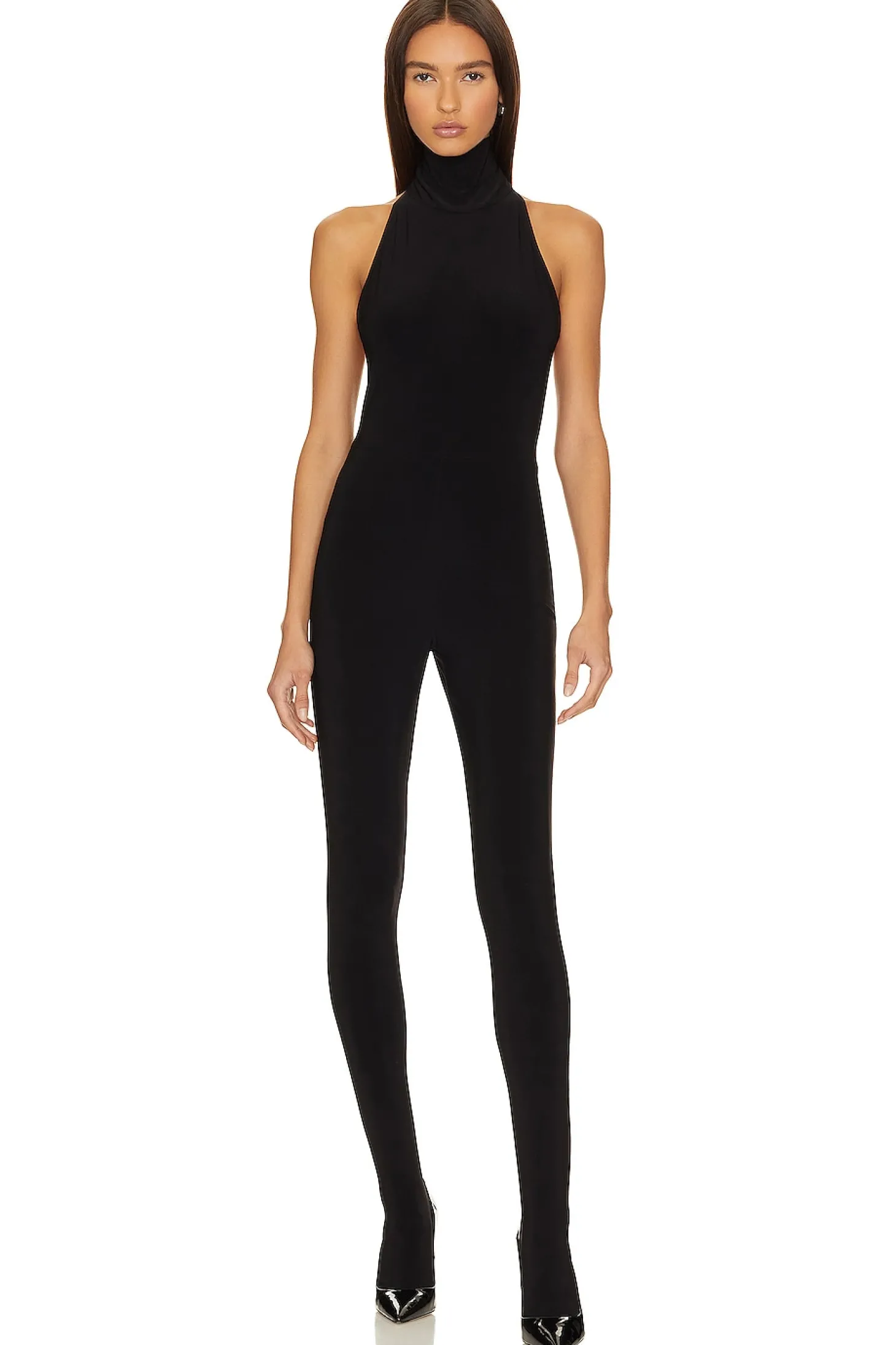 X Revolve Halter Turtle Catsuit With Footsie