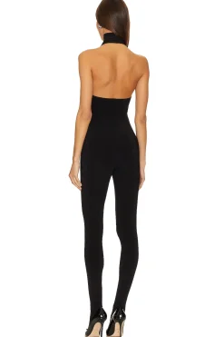 X Revolve Halter Turtle Catsuit With Footsie