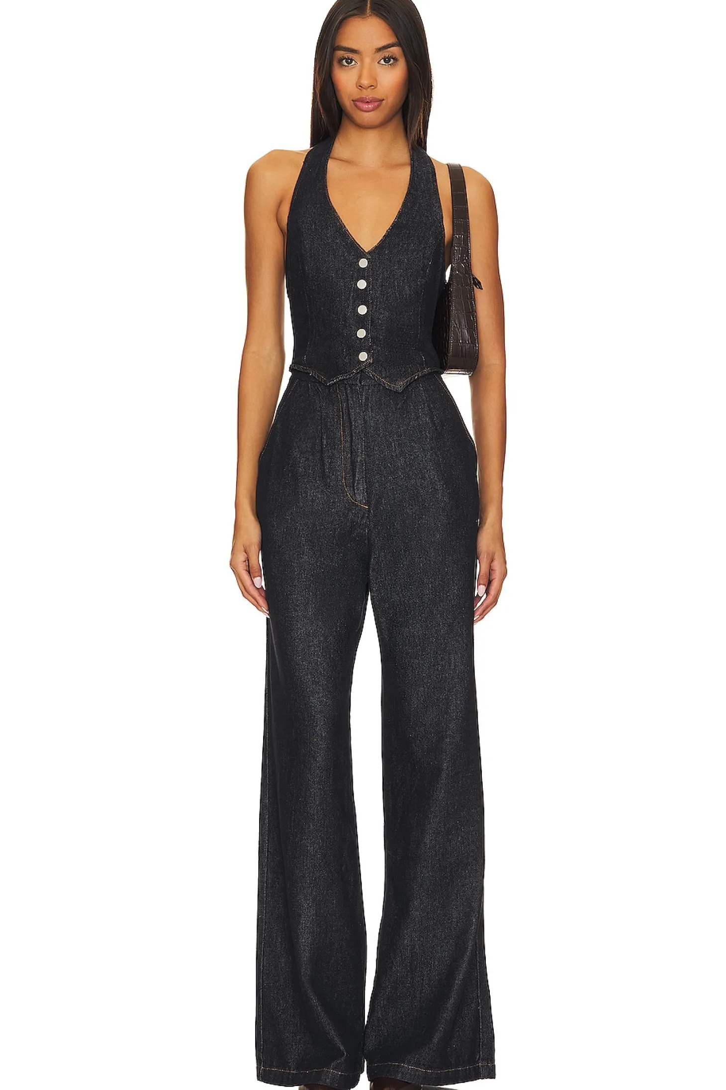 X Revolve Isadore Denim Jumpsuit