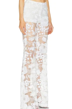 x REVOLVE Lennon Embroidered Trousers