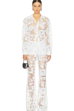 x REVOLVE Lennon Embroidered Trousers