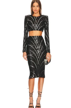 x REVOLVE Leonie Midi Skirt