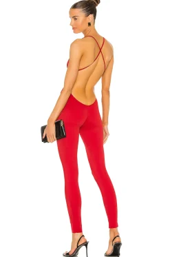 x REVOLVE Low Back Fara Slip Catsuit
