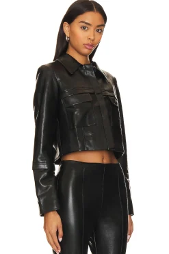 X Revolve Lucas Faux Leather Jacket