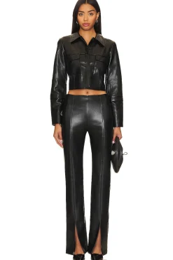 X Revolve Lucas Faux Leather Jacket
