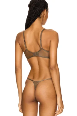 X Savage Camo Lace Plunge Bra