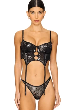 X Savage Fishnet Bustier