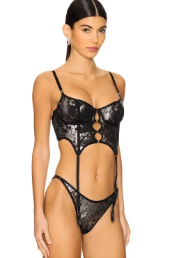 X Savage Fishnet Bustier