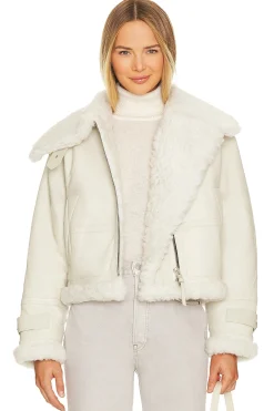 x Shoreditch Ski Club Lola Shearling Jacket
