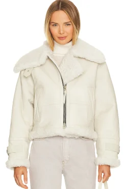 x Shoreditch Ski Club Lola Shearling Jacket