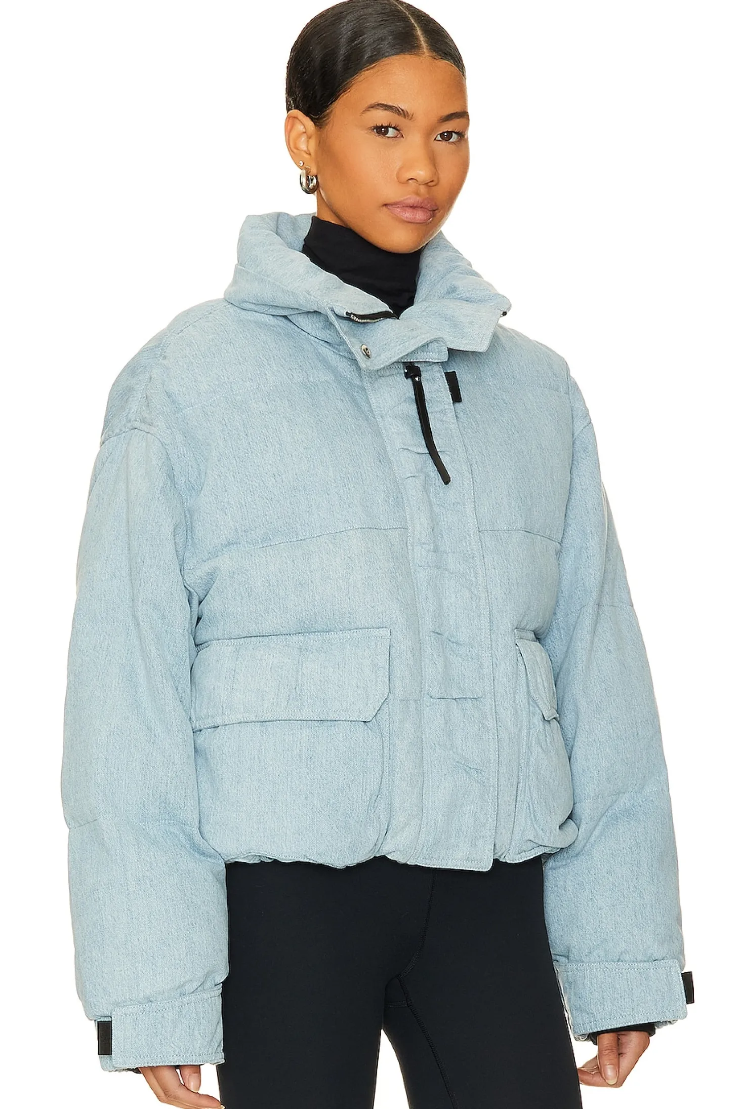 x Shoreditch Ski Club Nova Denim Puffer