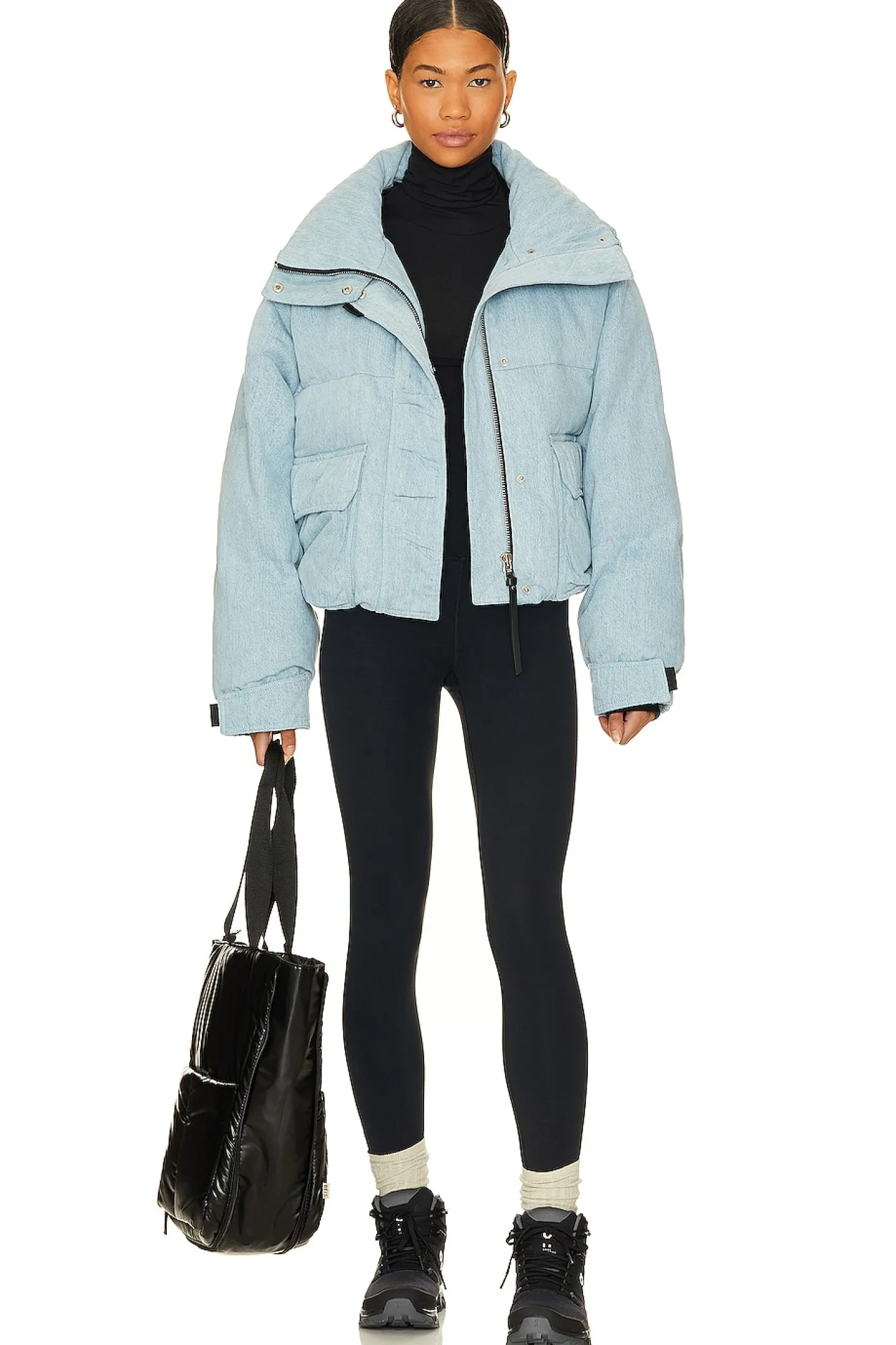x Shoreditch Ski Club Nova Denim Puffer