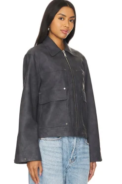 x We The Free Blair Faux Leather Jacket