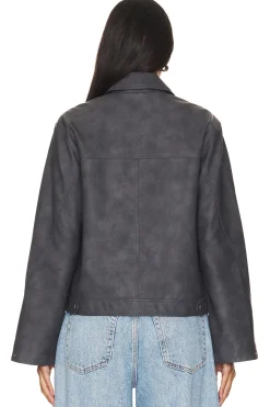 x We The Free Blair Faux Leather Jacket