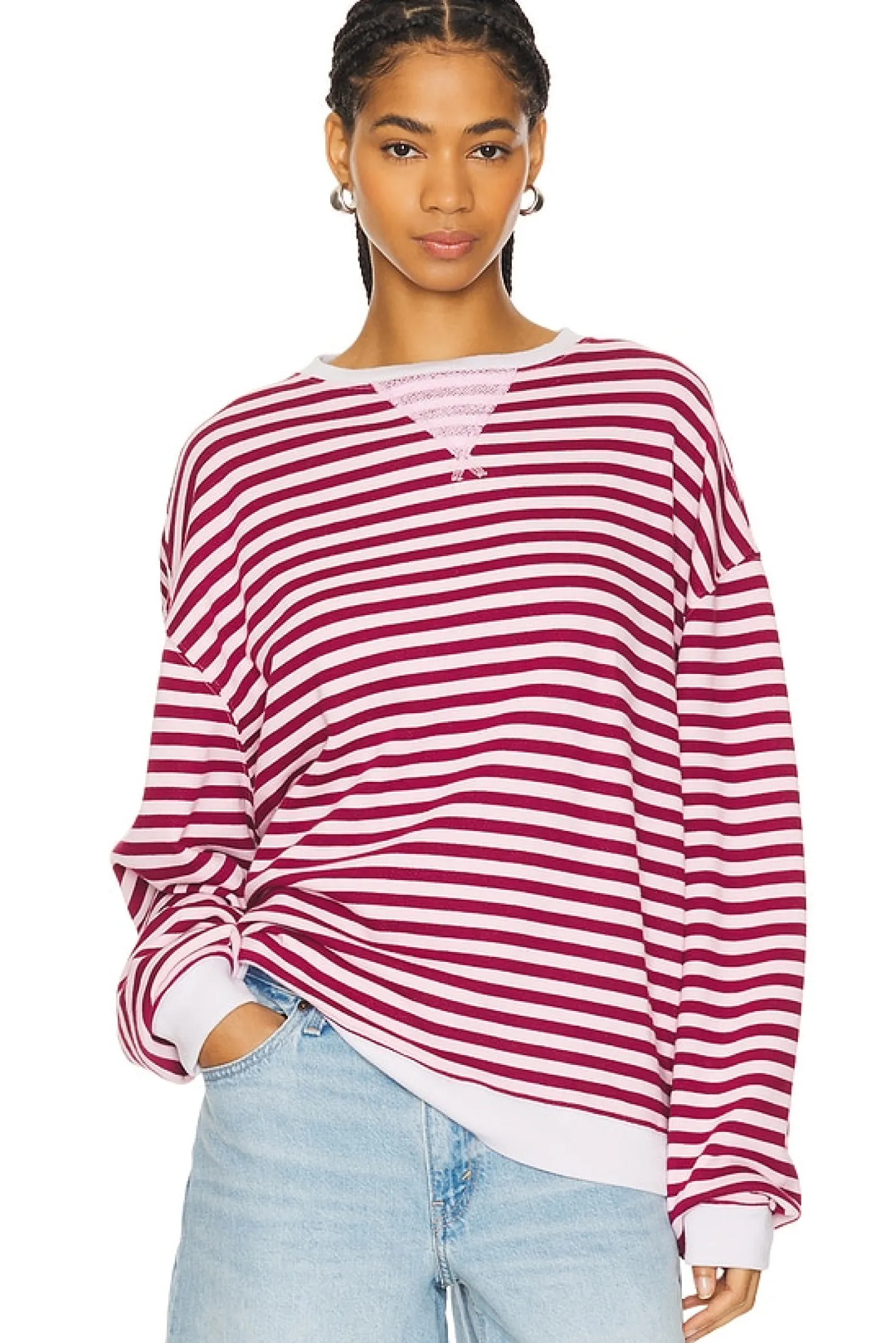 x We The Free Classic Striped Crew