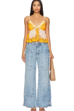 x We The Free Curvy Outlaw Wide Leg Pants