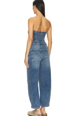 x We The Free Je Suis Pret Barrel Jumpsuit
