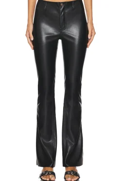 x We The Free Level Up Faux Leather Slit Bootcut