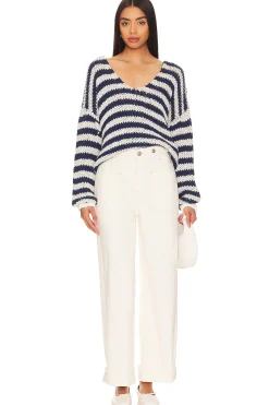 x We The Free Palmer Cuffed Wide Leg In Eggshell