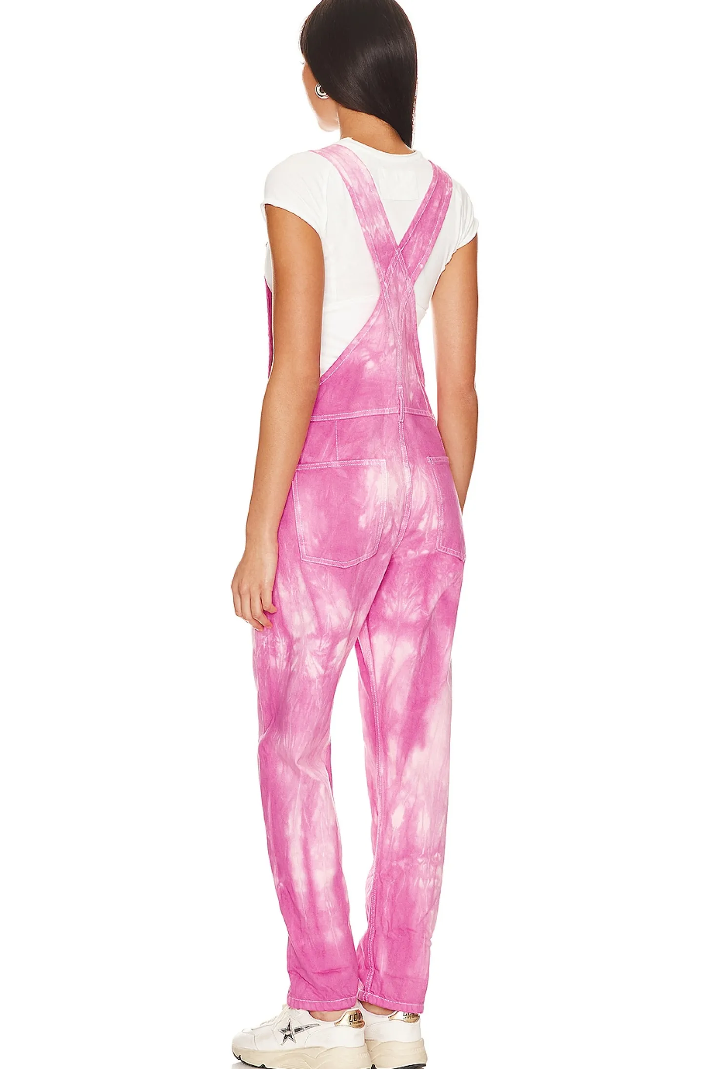 x We The Free Ziggy Denim Overall In Electric Bouquet