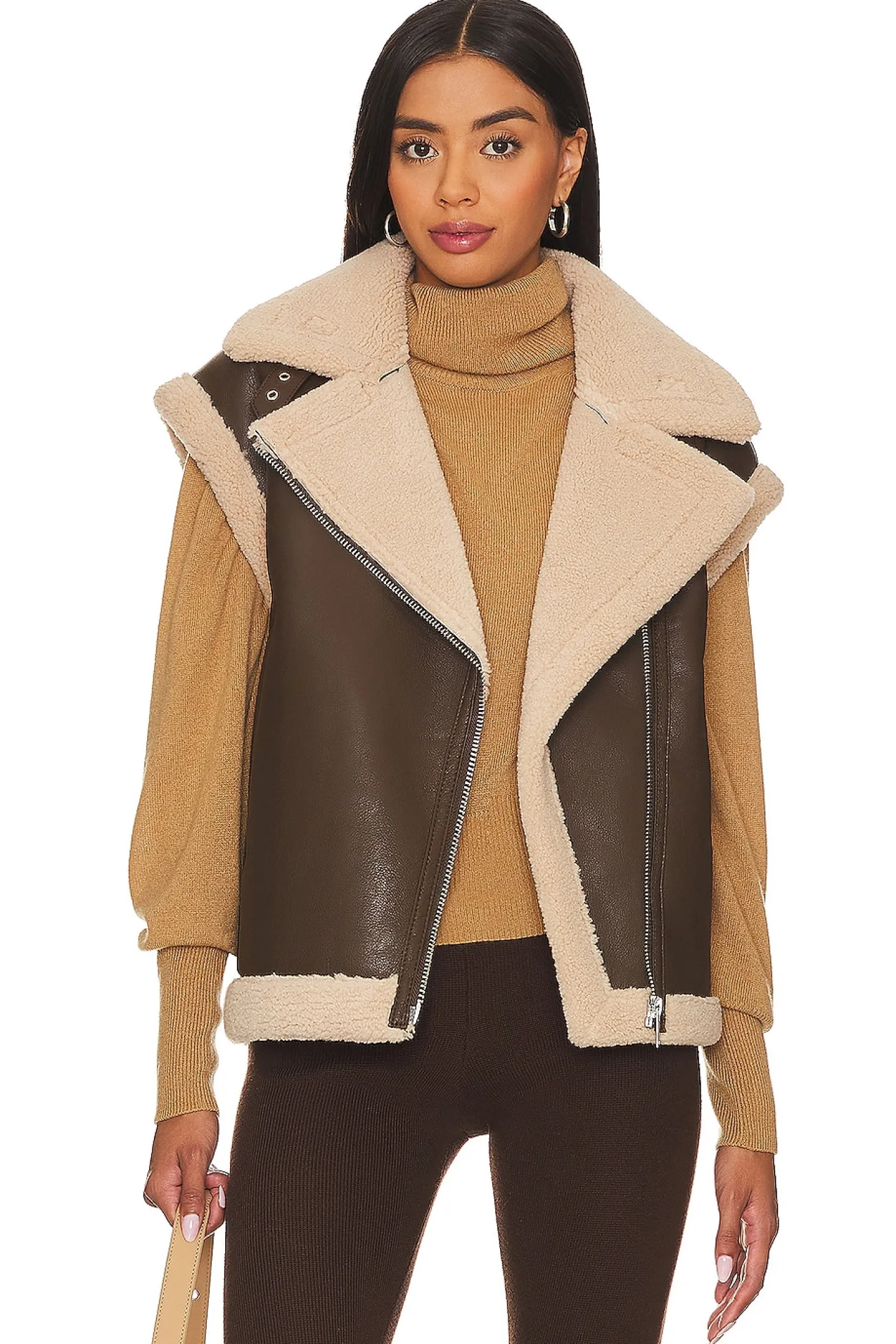 Xander Faux Leather Vest