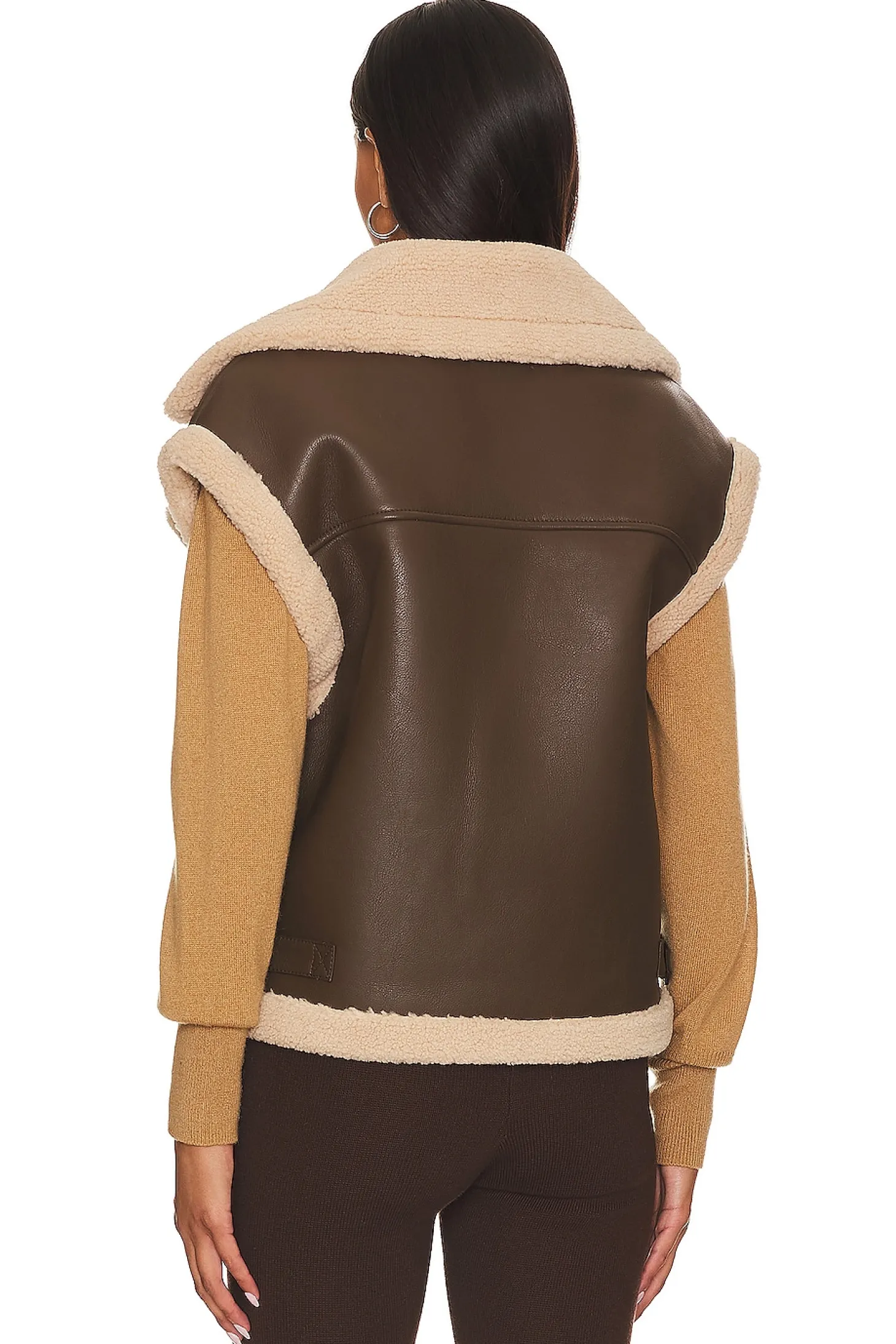 Xander Faux Leather Vest