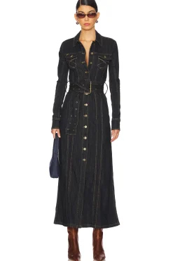 X-long Fitted Denim Jacket