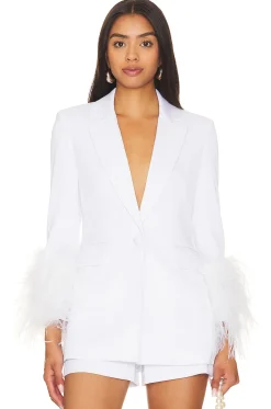 Yona Boxy Feather Blazer
