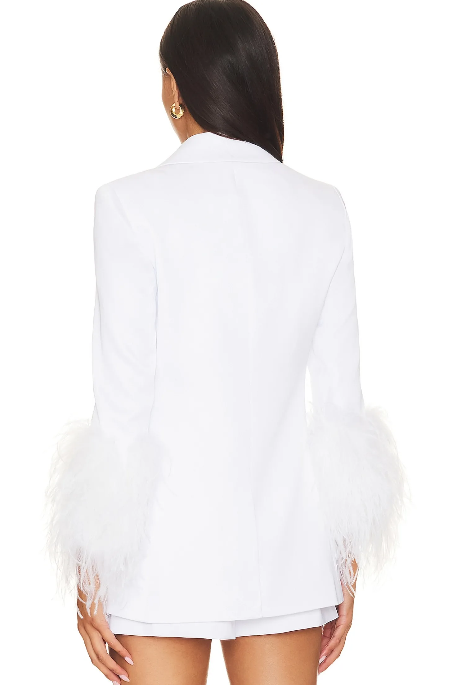 Yona Boxy Feather Blazer