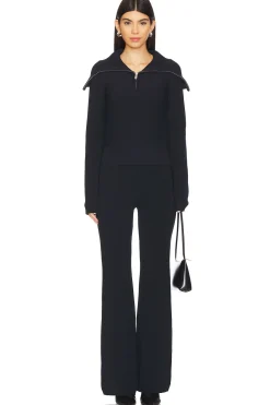 Zipped Collar Sweater