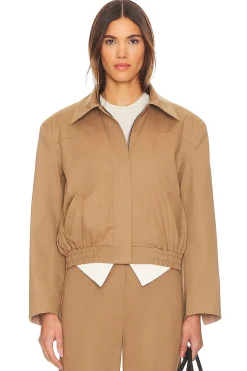 Zipper Detailed Canvas Jacket